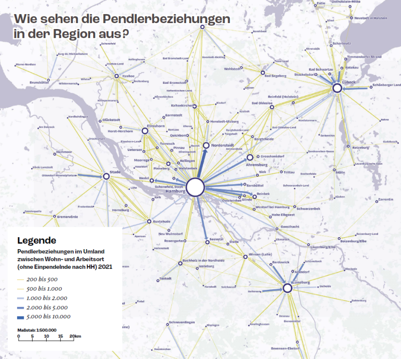 Pendler SPNV c Hamburger Behörde für Stadtentwicklung und Wohnen & urbanista